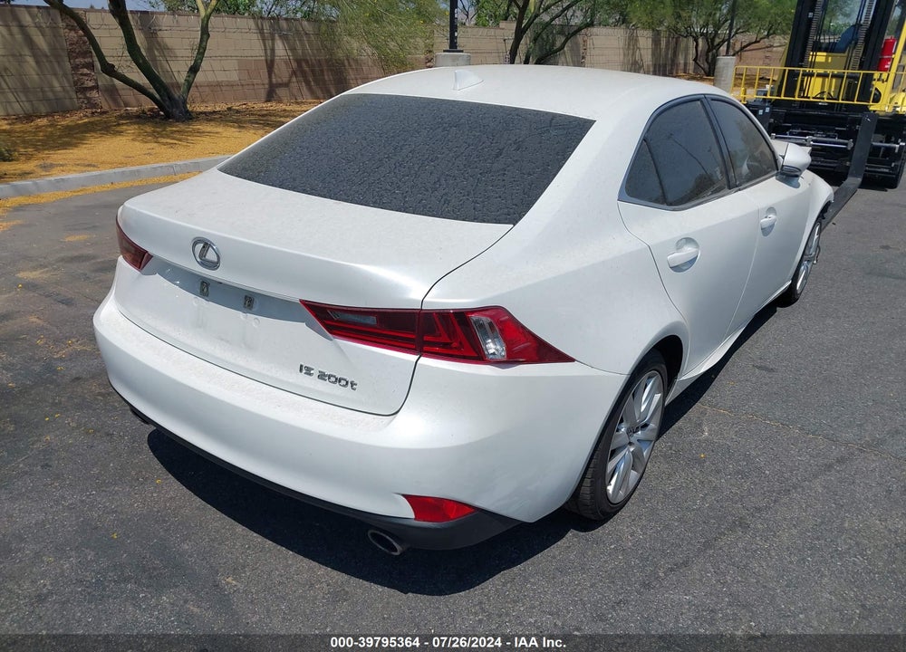 2016 LEXUS IS 200T VIN: JTHBA1D21G5008630
