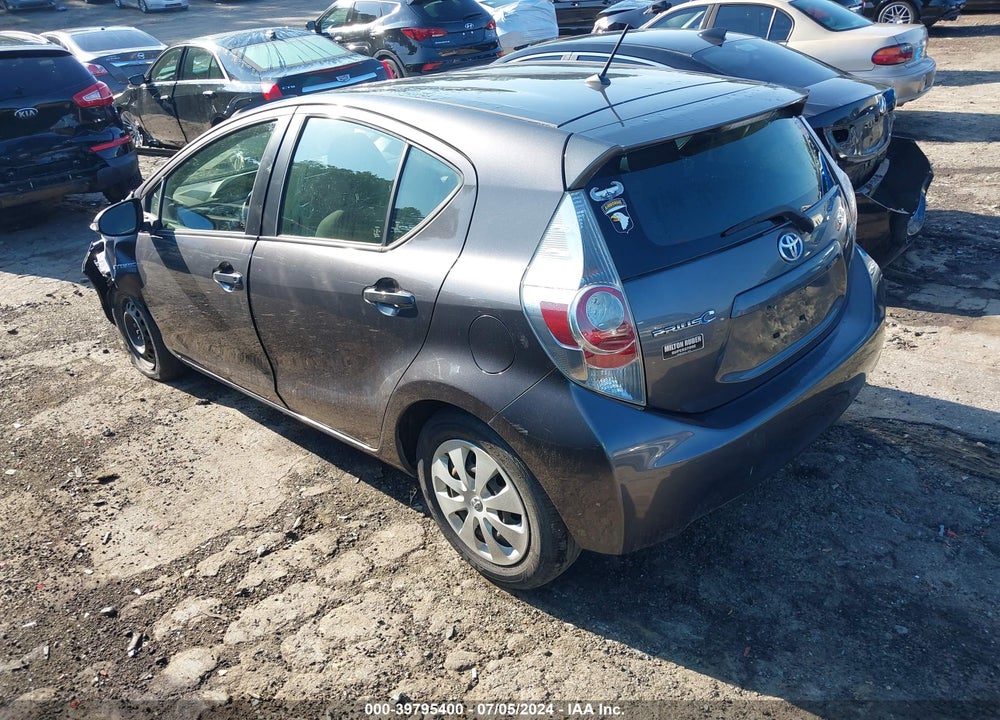 2013 TOYOTA PRIUS C TWO VIN: JTDKDTB35D1542541