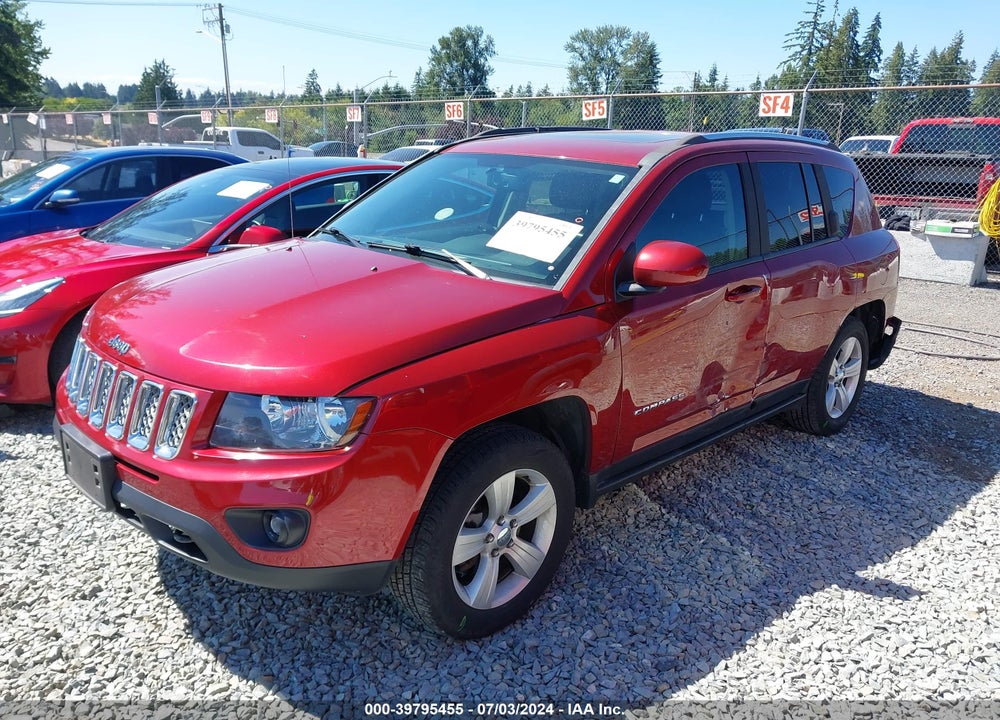 2014 JEEP COMPASS LATITUDE VIN: 1C4NJDEB3ED886190