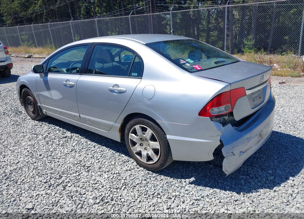 2009 HONDA CIVIC LX VIN: 2HGFA16549H308282