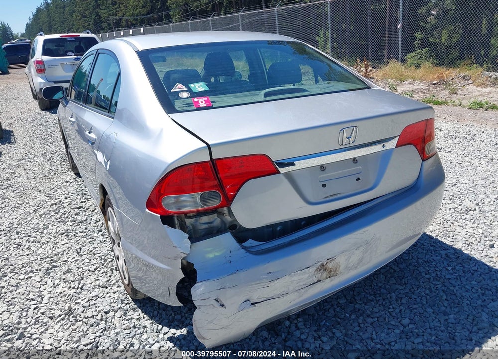 2009 HONDA CIVIC LX VIN: 2HGFA16549H308282