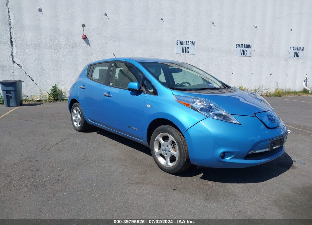 2012 NISSAN LEAF SL VIN: JN1AZ0CP7CT019668