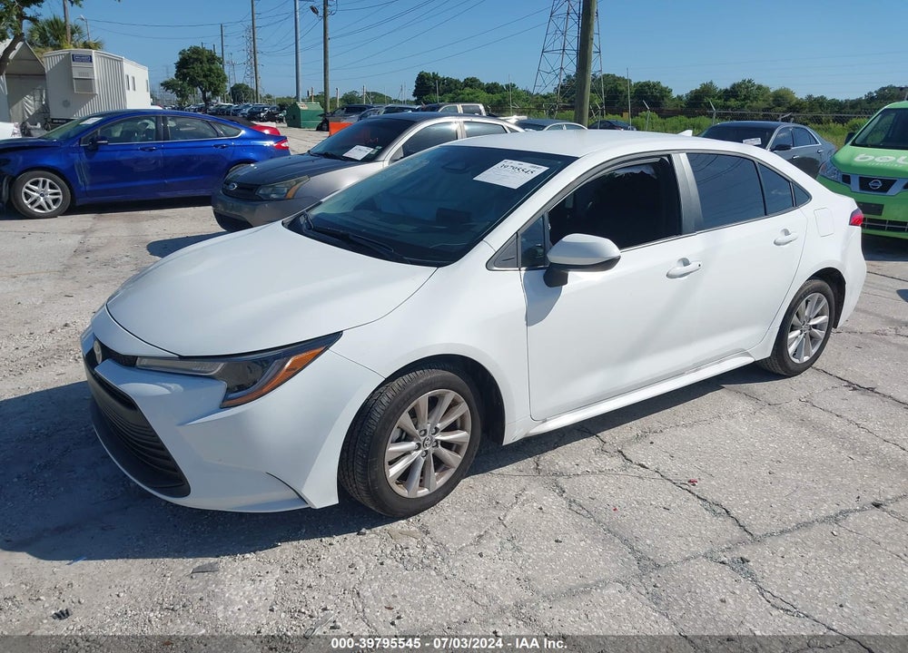 2024 TOYOTA COROLLA LE VIN: 5YFB4MDE8RP156056