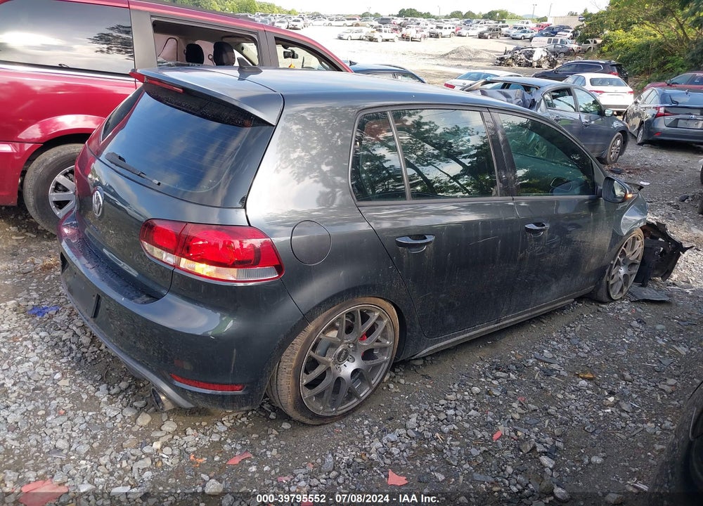 2010 VOLKSWAGEN GTI 4-DOOR VIN: WVWHV7AJ6AW094565
