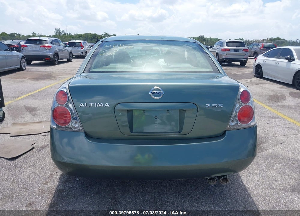 2006 NISSAN ALTIMA 2.5 S VIN: 1N4AL11D46C233072