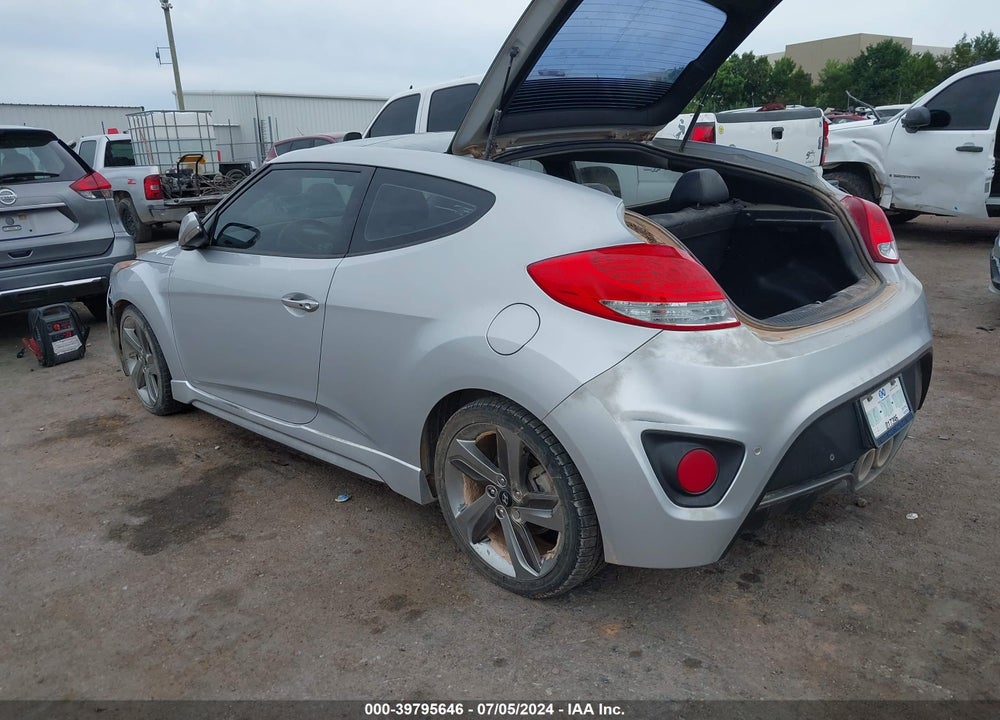 2013 HYUNDAI VELOSTER TURBO W/BLUE VIN: KMHTC6AE3DU116255