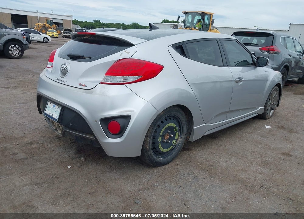 2013 HYUNDAI VELOSTER TURBO W/BLUE VIN: KMHTC6AE3DU116255