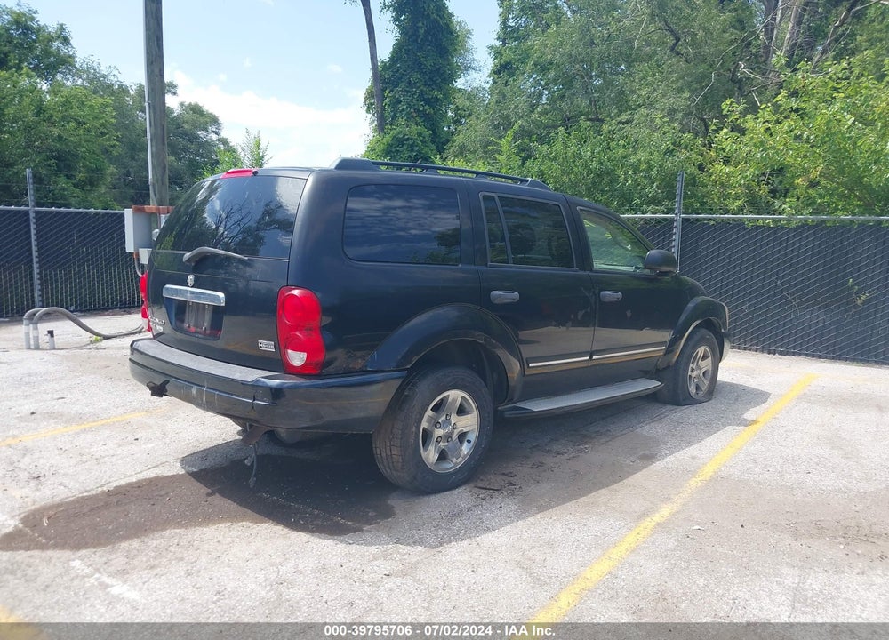 2004 DODGE DURANGO LIMITED VIN: 1D4HB58D54F238160