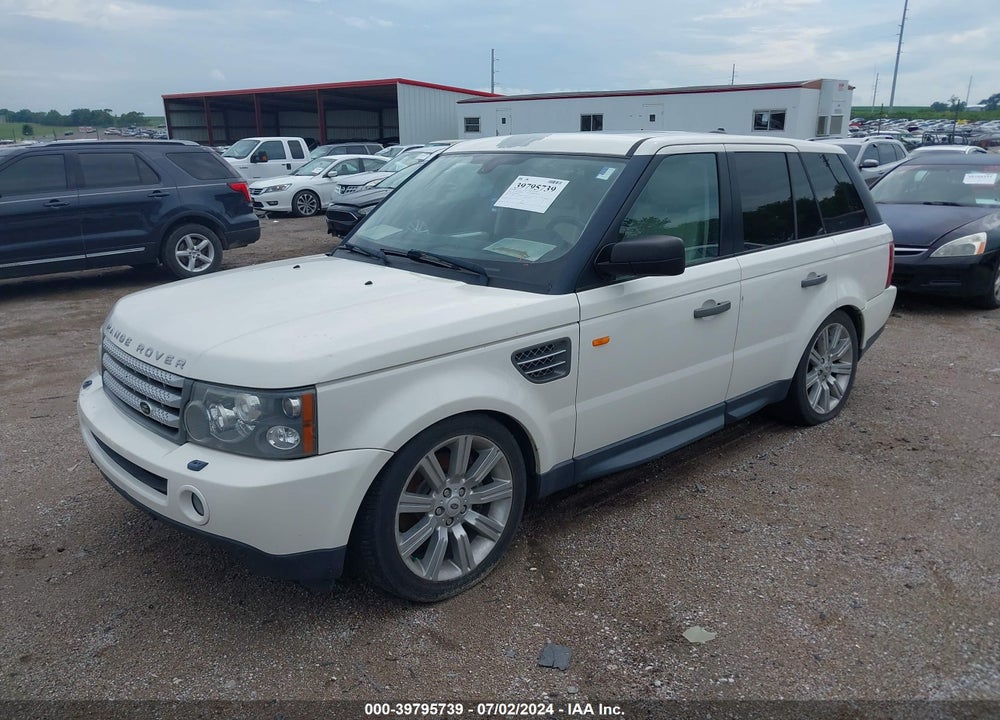 2008 LAND ROVER RANGE ROVER SPORT SUPERCHARGED VIN: SALSH234X8A163197