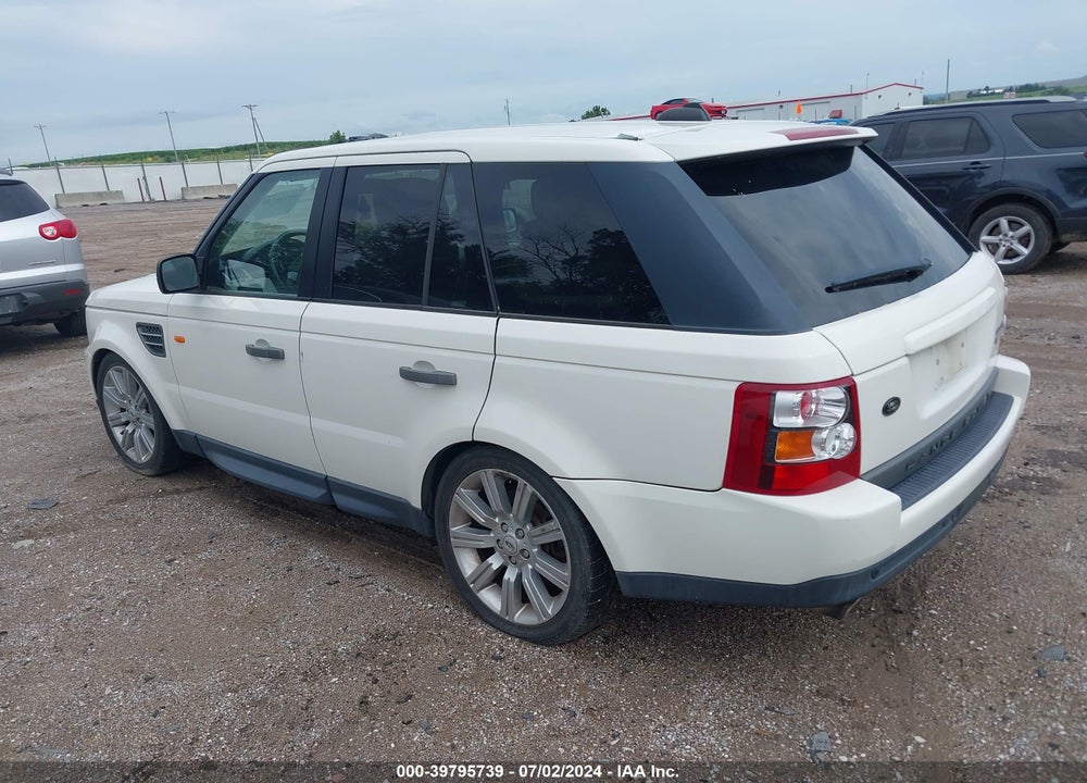 2008 LAND ROVER RANGE ROVER SPORT SUPERCHARGED VIN: SALSH234X8A163197