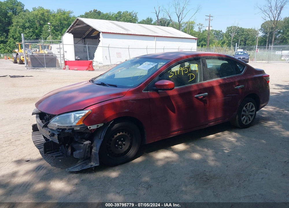2015 NISSAN SENTRA VIN: 3N1AB7AP8FL665617