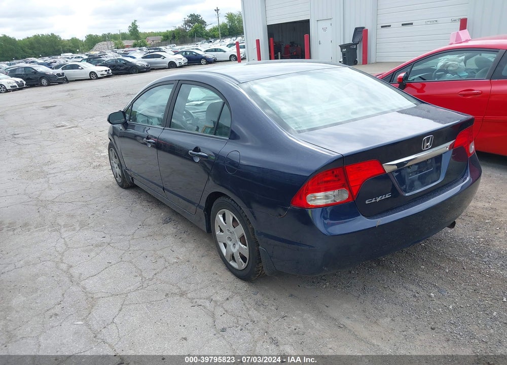 2011 HONDA CIVIC LX VIN: 19XFA1F55BE018651