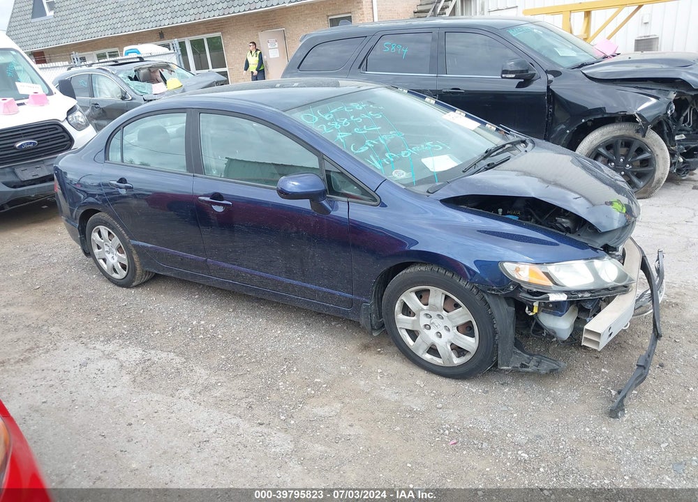 2011 HONDA CIVIC LX VIN: 19XFA1F55BE018651