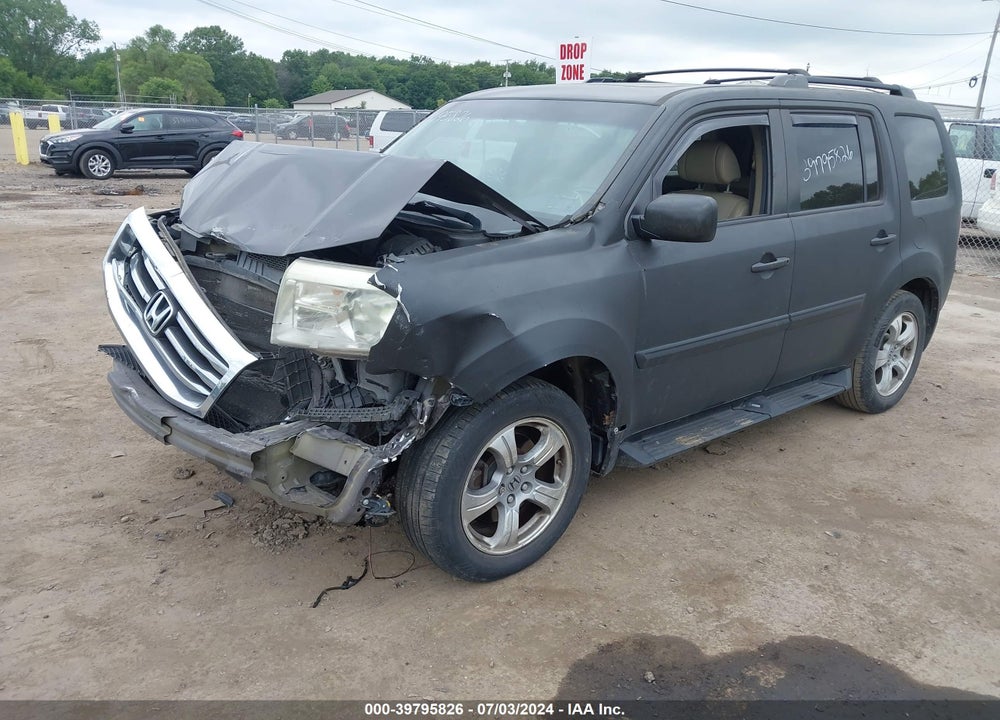 2012 HONDA PILOT EX-L VIN: 5FNYF3H55CB002920