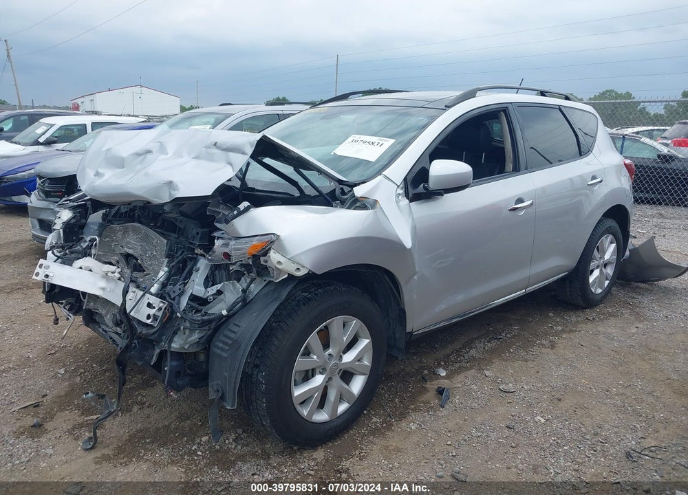 2014 NISSAN MURANO SL VIN: JN8AZ1MW2EW522488