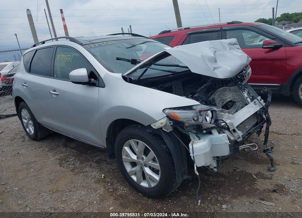 2014 NISSAN MURANO SL VIN: JN8AZ1MW2EW522488