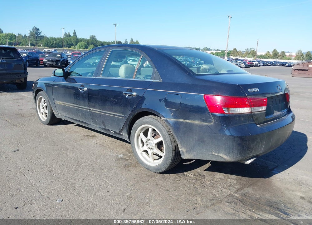2006 HYUNDAI SONATA GLS V6/LX V6 VIN: 5NPEU46F26H005838
