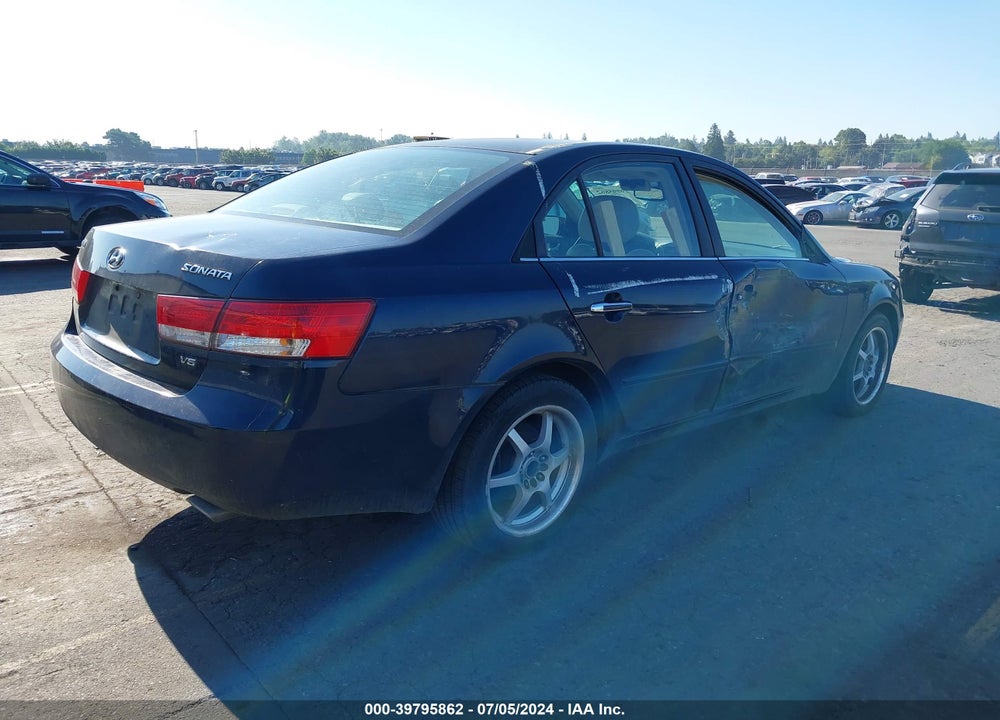 2006 HYUNDAI SONATA GLS V6/LX V6 VIN: 5NPEU46F26H005838