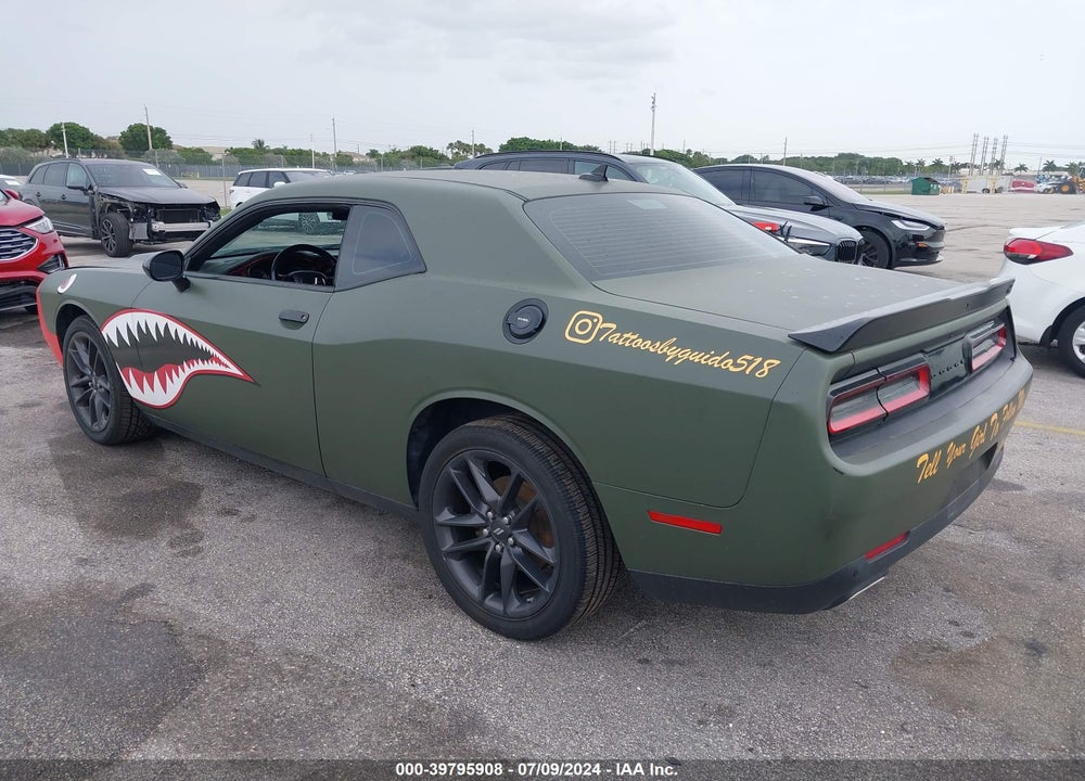 2021 DODGE CHALLENGER SXT AWD VIN: 2C3CDZGGXMH521774