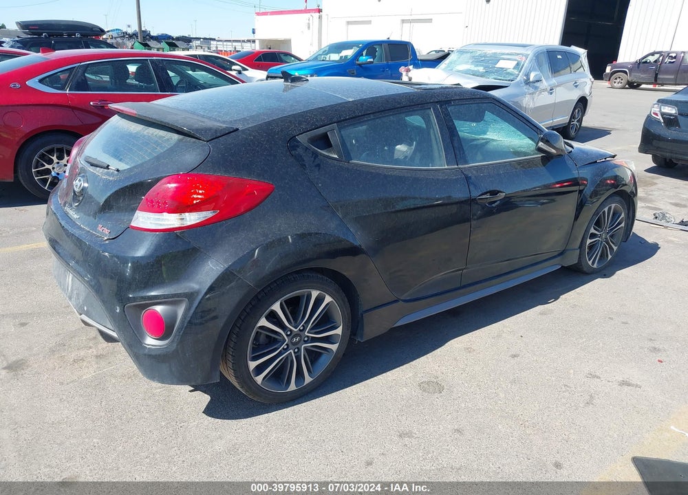 2016 HYUNDAI VELOSTER TURBO VIN: KMHTC6AE3GU292632