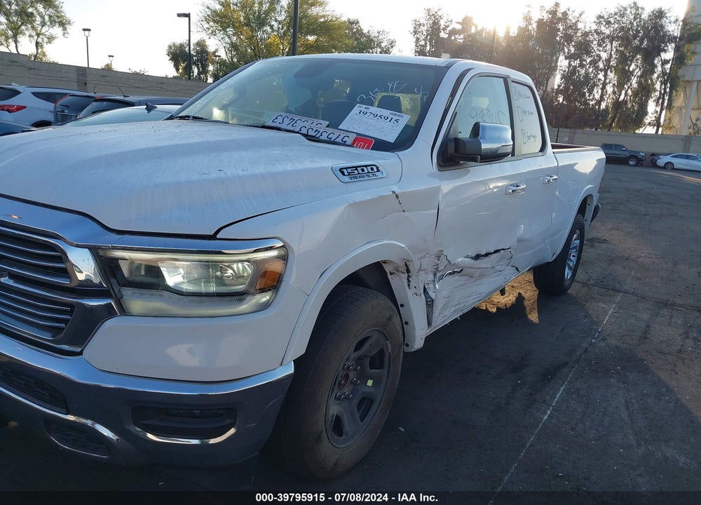 2020 RAM 1500 LAIE QUAD CAB 4X2 6'4 BOX VIN: 1C6RREDT7LN306044