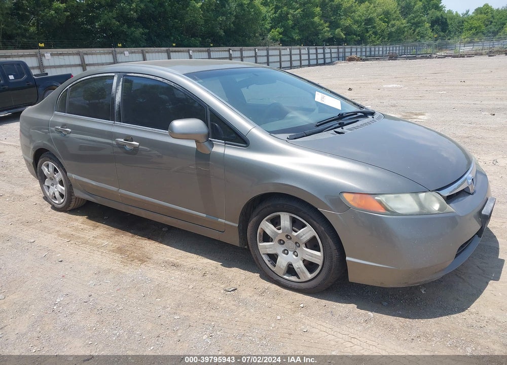2008 HONDA CIVIC LX VIN: 2HGFA165X8H316093