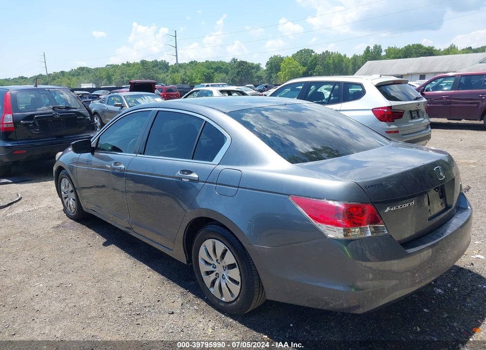 2010 HONDA ACCORD 2.4 LX VIN: 1HGCP2F38AA078044