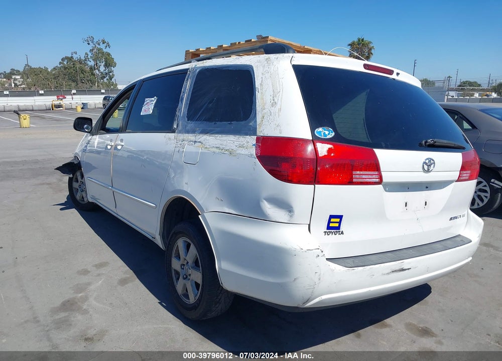 2004 TOYOTA SIENNA LE VIN: 5TDZA23C04S087200