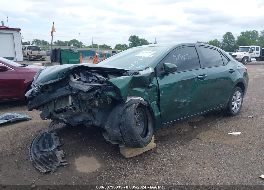 2015 TOYOTA COROLLA LE VIN: 2T1BURHE6FC434777