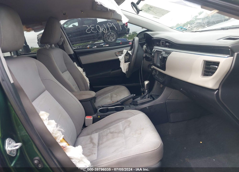 2015 TOYOTA COROLLA LE VIN: 2T1BURHE6FC434777