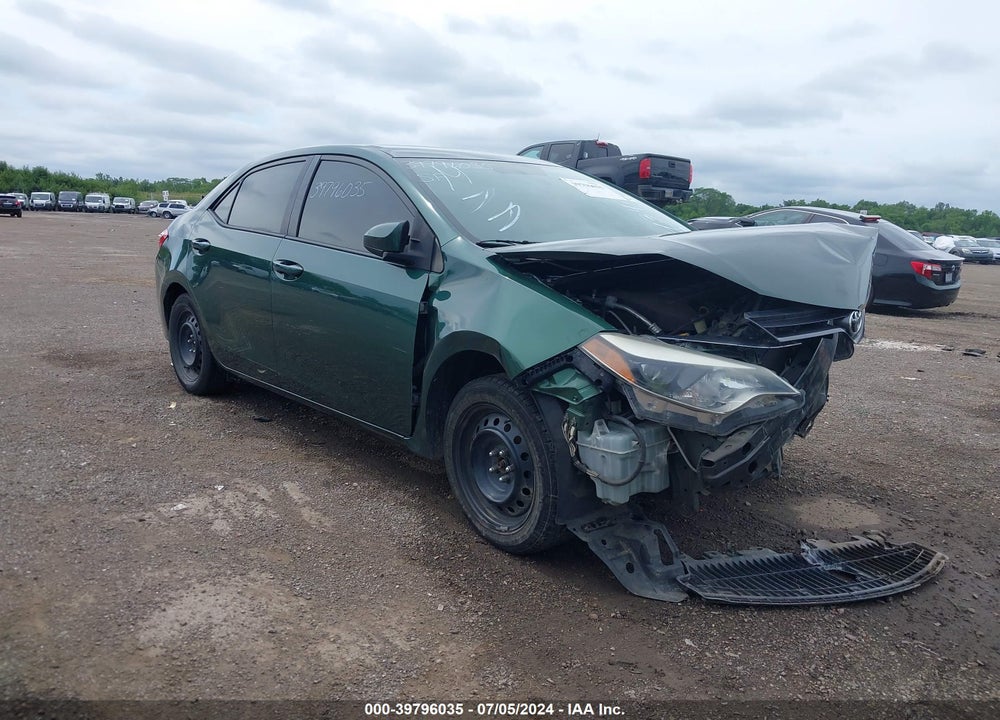 2015 TOYOTA COROLLA LE VIN: 2T1BURHE6FC434777