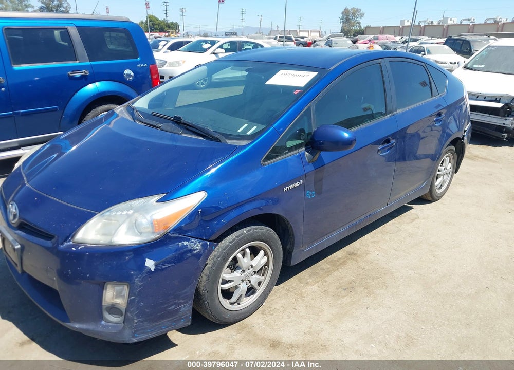 2011 TOYOTA PRIUS THREE VIN: JTDKN3DU6B0317146