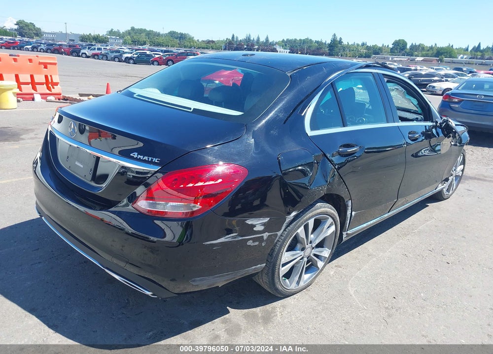 2015 MERCEDES-BENZ C 300 4MATIC/LUXURY 4MATIC/SPORT 4MATIC VIN: 55SWF4KB9FU031626