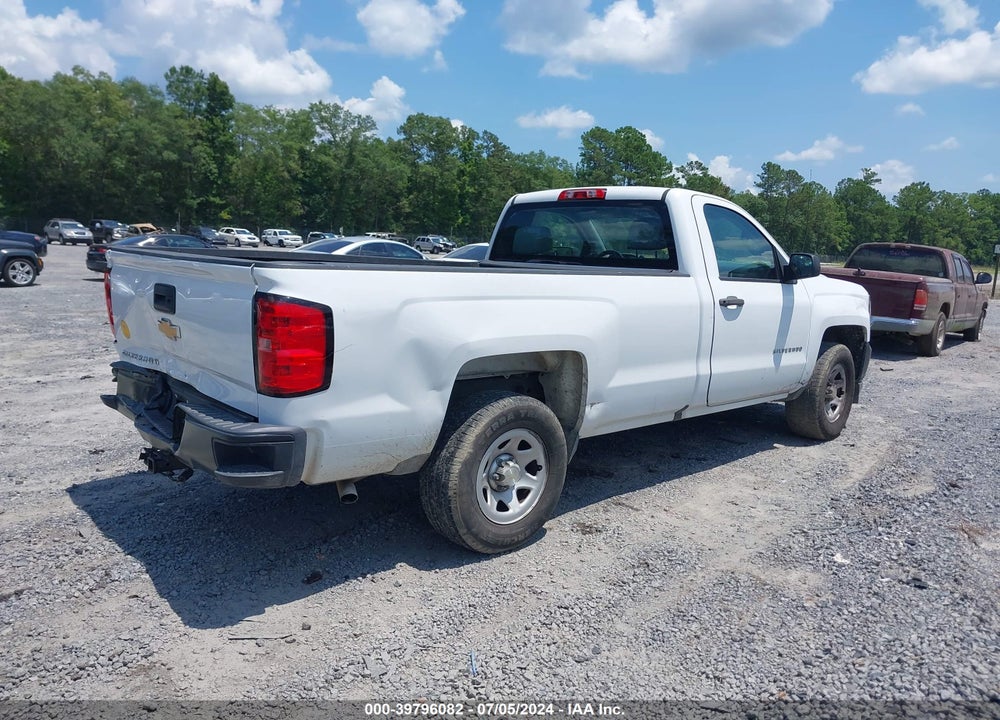 2016 CHEVROLET SILVERADO 1500 WT VIN: 1GCNCNEH6GZ166134