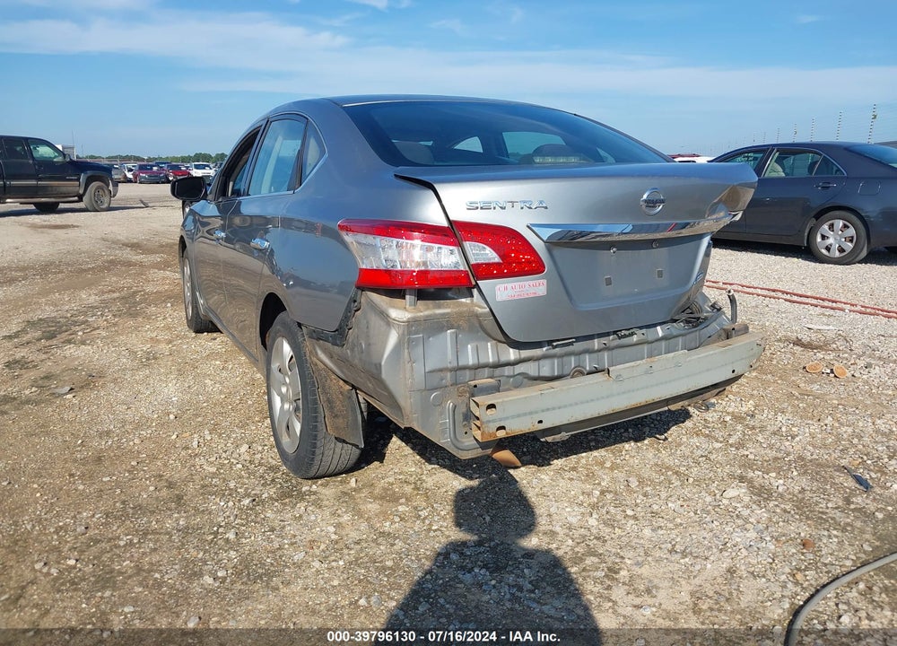 2014 NISSAN SENTRA S VIN: 3N1AB7AP9EL684305