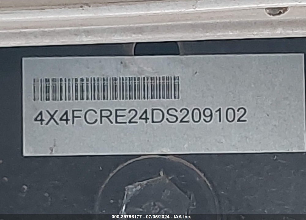 2013 CEDAR CREEK SLVRBC29 VIN: 4X4FCRE24DS209102