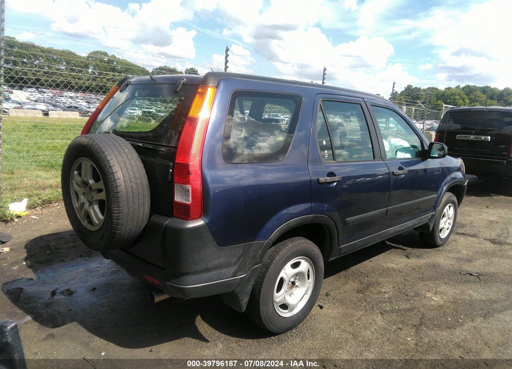 2004 HONDA CR-V LX VIN: SHSRD68554U200189