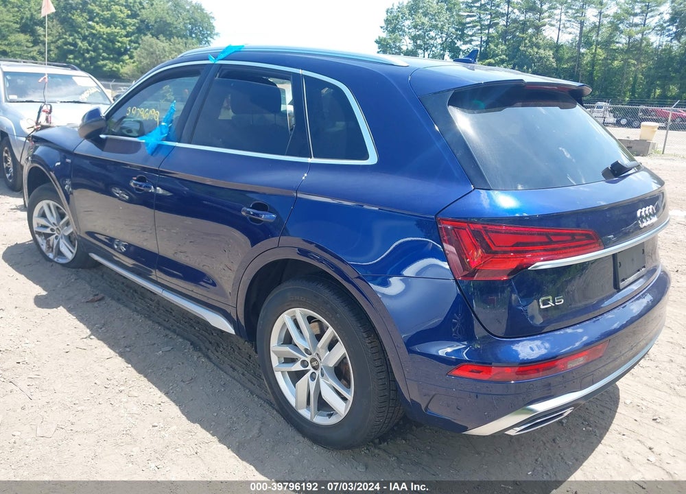 2022 AUDI Q5 PREMIUM 45 TFSI S LINE QUATTRO S TRONIC VIN: WA1GAAFY5N2075121