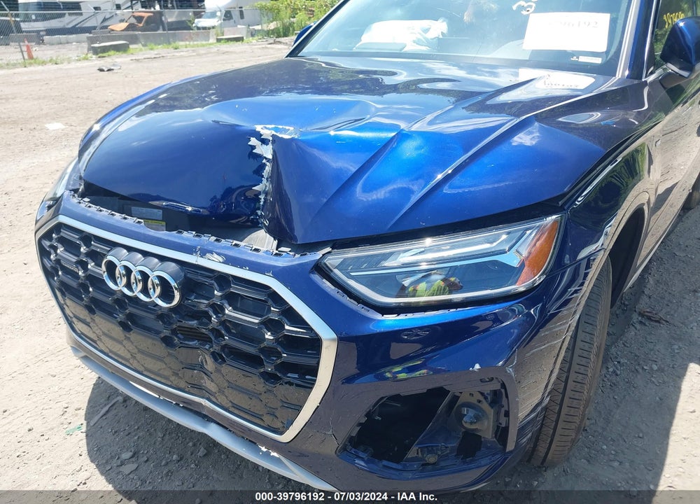 2022 AUDI Q5 PREMIUM 45 TFSI S LINE QUATTRO S TRONIC VIN: WA1GAAFY5N2075121