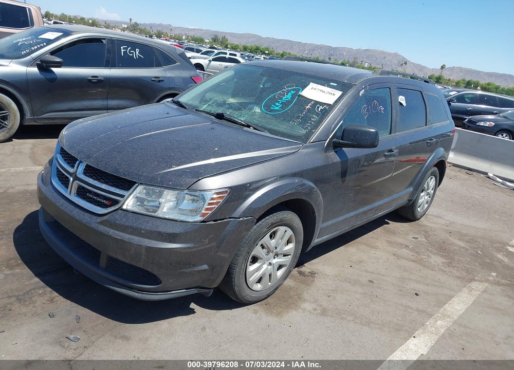 2018 DODGE JOURNEY SE VIN: 3C4PDCAB1JT152426