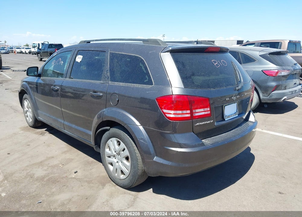2018 DODGE JOURNEY SE VIN: 3C4PDCAB1JT152426