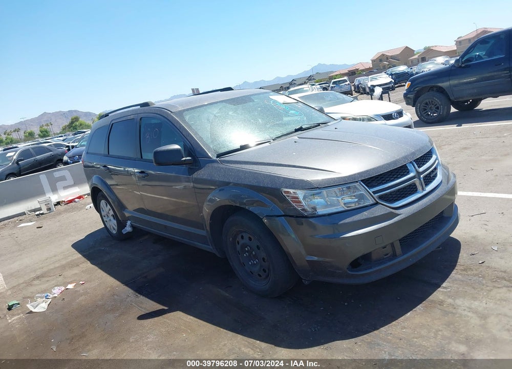 2018 DODGE JOURNEY SE VIN: 3C4PDCAB1JT152426
