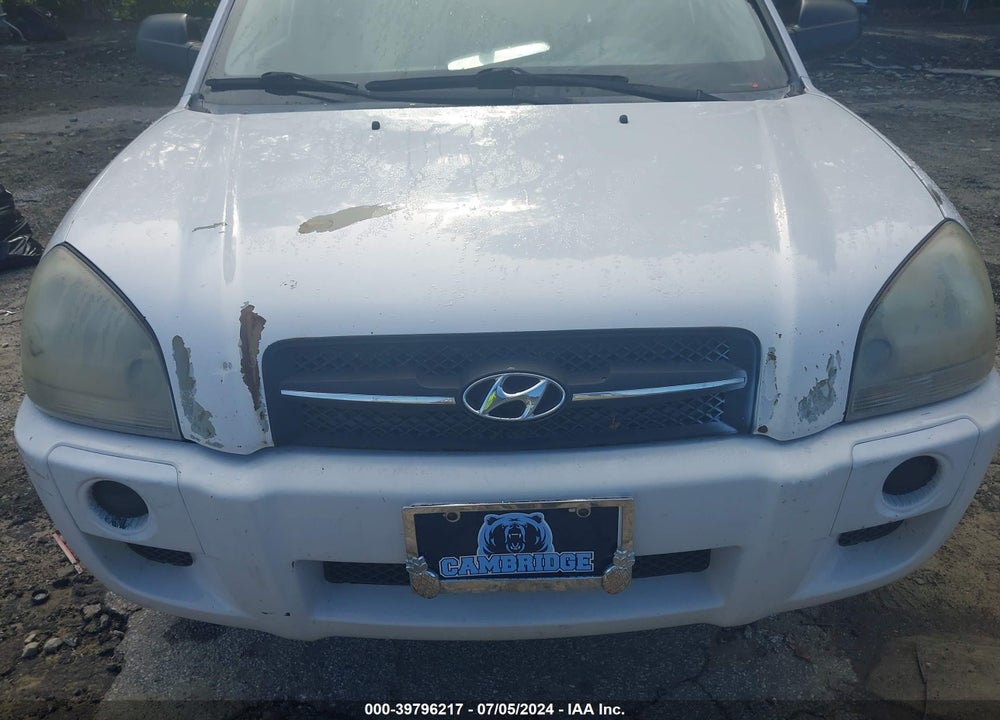 2008 HYUNDAI TUCSON GLS VIN: KM8JM12B58U799352