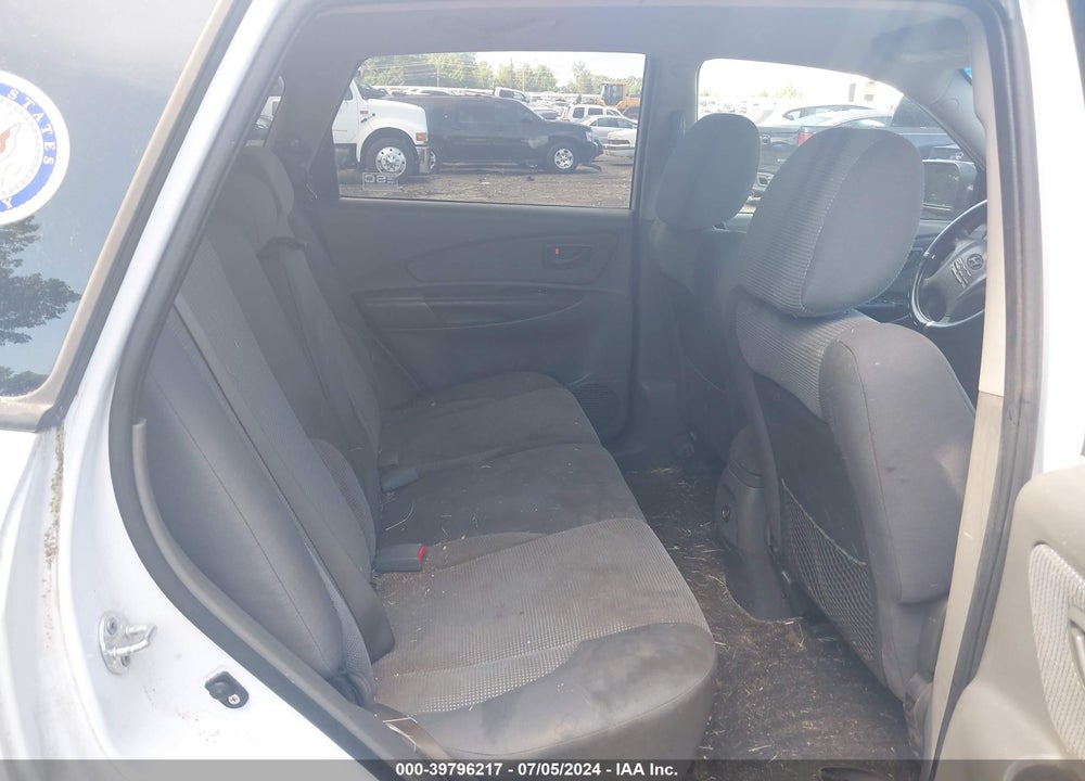 2008 HYUNDAI TUCSON GLS VIN: KM8JM12B58U799352
