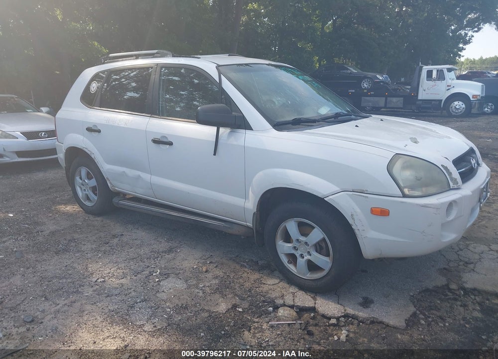 2008 HYUNDAI TUCSON GLS VIN: KM8JM12B58U799352