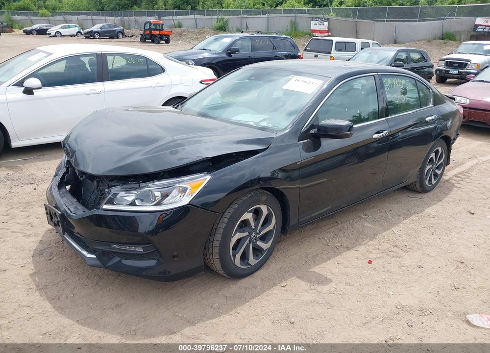 2016 HONDA ACCORD EX-L V-6 VIN: 1HGCR3F01GA025457