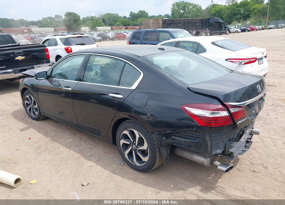 2016 HONDA ACCORD EX-L V-6 VIN: 1HGCR3F01GA025457