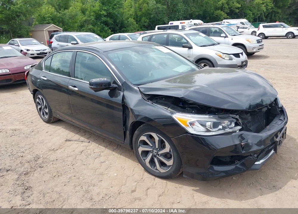 2016 HONDA ACCORD EX-L V-6 VIN: 1HGCR3F01GA025457