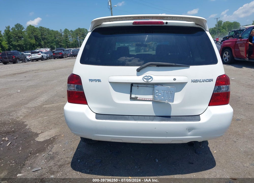 2005 TOYOTA HIGHLANDER VIN: JTEDD21A450124879