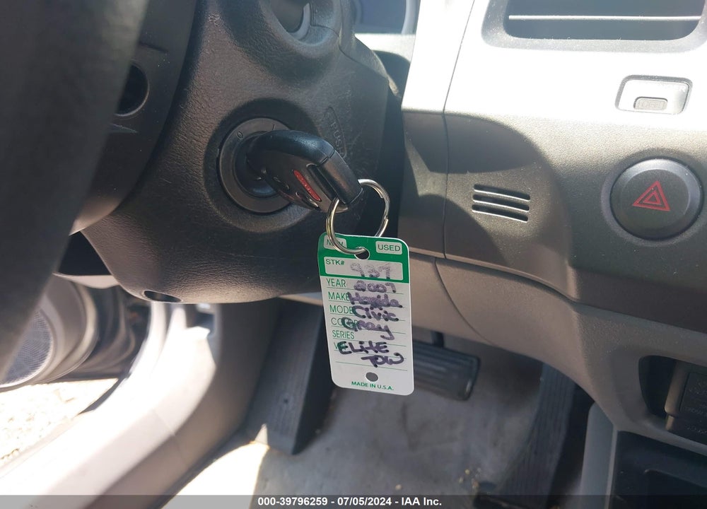 2007 HONDA CIVIC LX VIN: 1HGFA165X7L011436